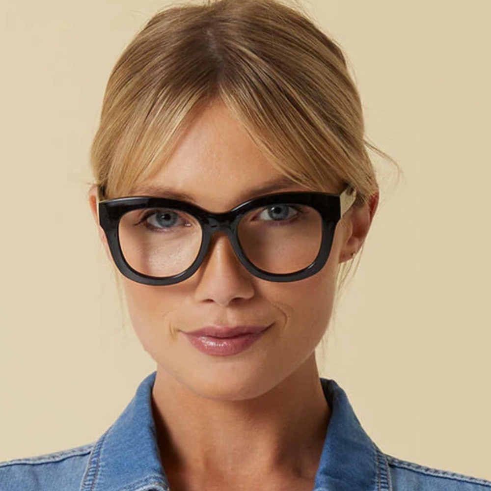 NWT Oprah’s Favorite! Peepers Center Stage Black Frame Reading Glasses +1.00